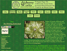 Tablet Screenshot of alchemy-works.com